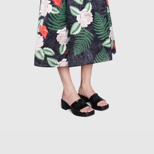 Gucci rubber sandals